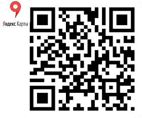 qr код с ссылкой на яндекс карты клиники